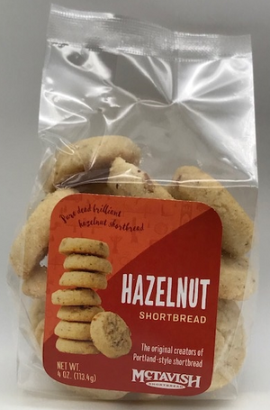 Hazelnut Shortbread - 3.5oz bag