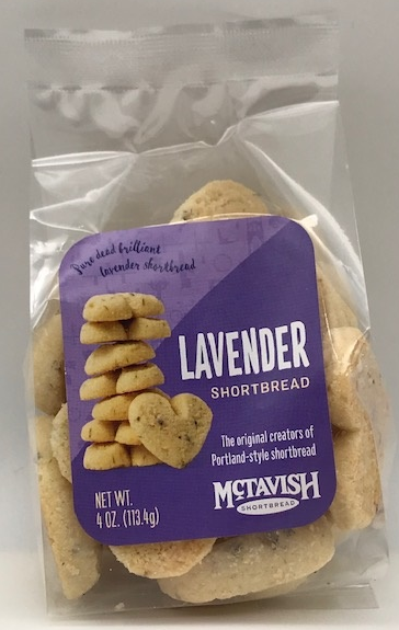 Lavender Shortbread - 3.5 oz. Bag