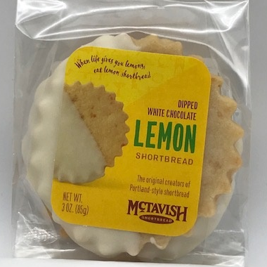 Zesty Lemon Shortbread - White Dip