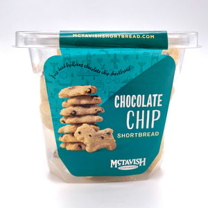 Chocolate Chip Shortbread - 7 oz. Tub