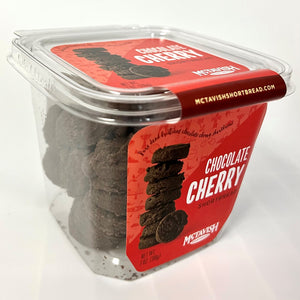 Chocolate Cherry Shortbread - 7 oz. Tub