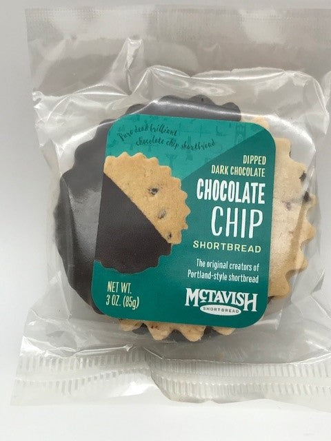 Chocolate Chip Shortbread - Dark Dip