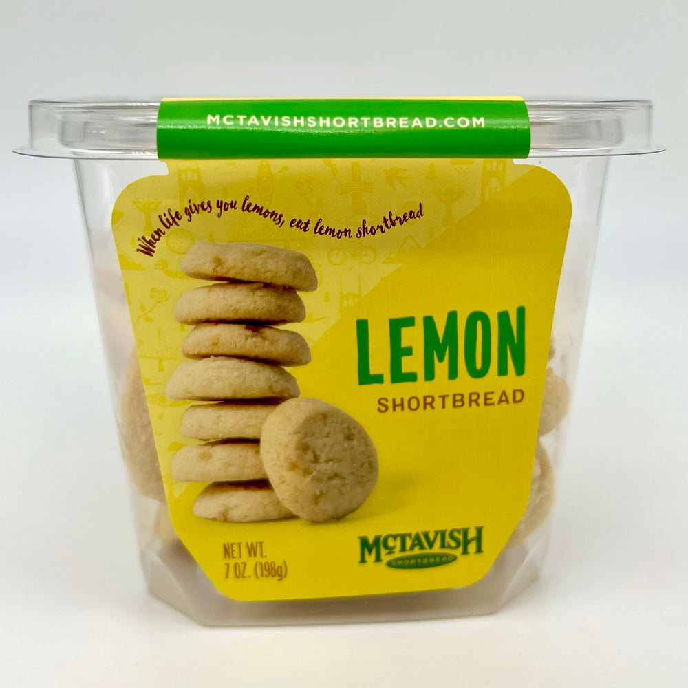 Zesty Lemon Shortbread - 7oz. Tub