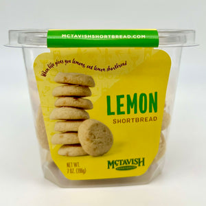 Zesty Lemon Shortbread - 7oz. Tub